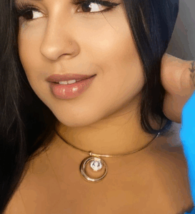 Choker Pedra Cristal