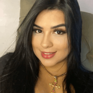 Colar Cruz Colorida Zirconia