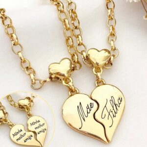 Colar Duplo Mãe e Filha