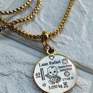Colar Personalizado Gravado